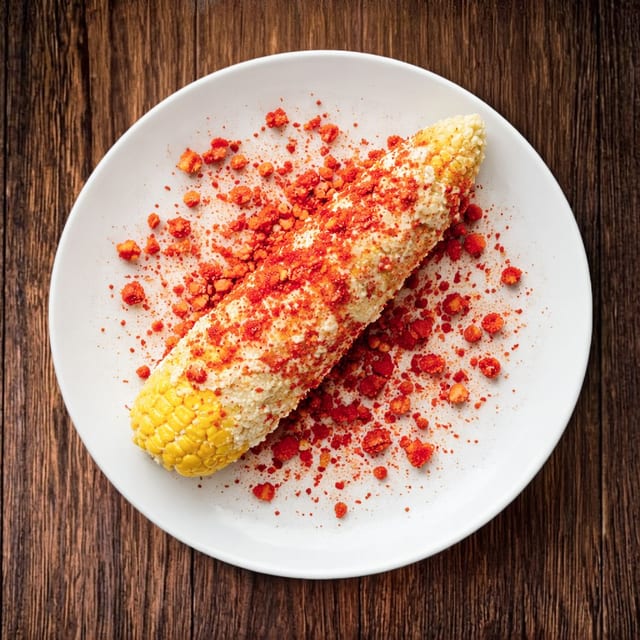 Hot Cheetos Elote Loco (On The Cob).