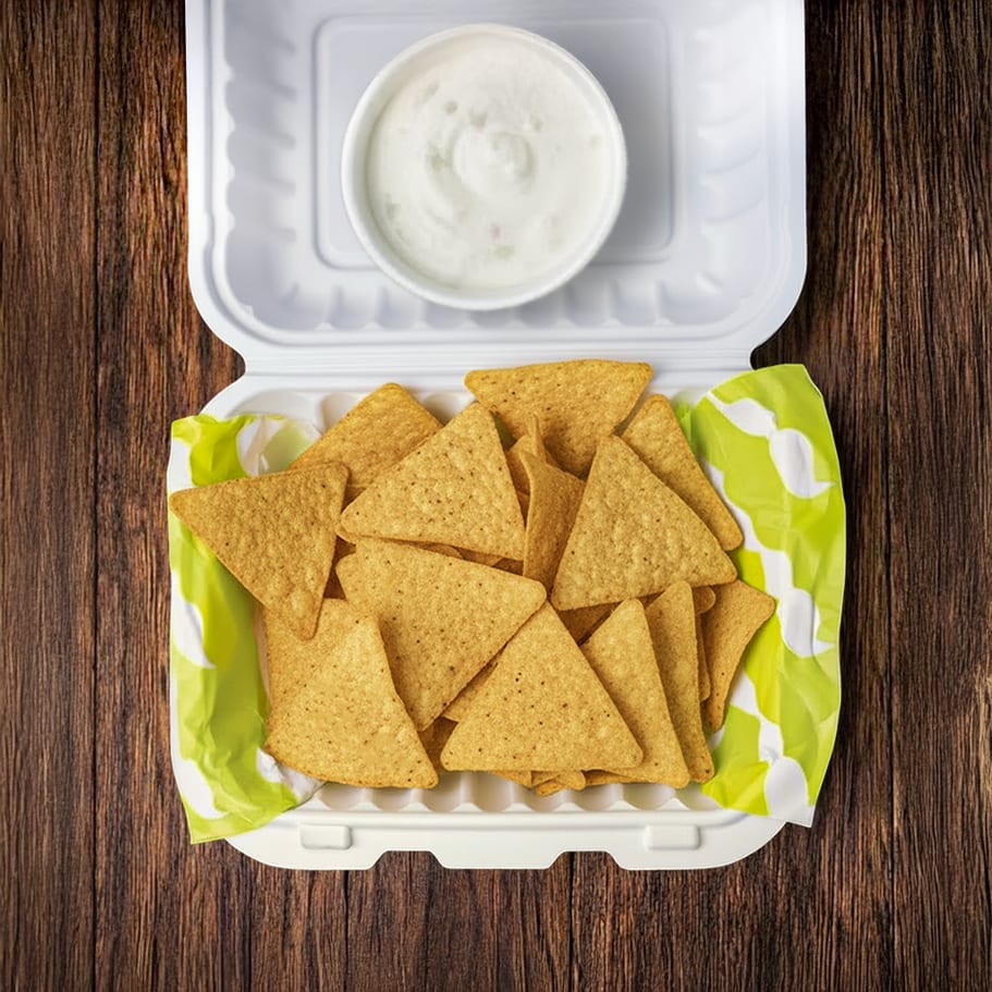 Chips & Queso 8oz.