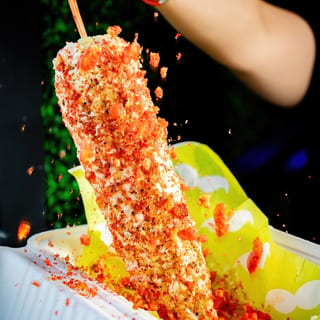 Hot Cheetos Elote Loco (Corn on The Cob)