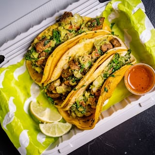 3x Vegan Chorizo Tacos